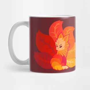 Kitsune Leaves - Autumn fox Mug